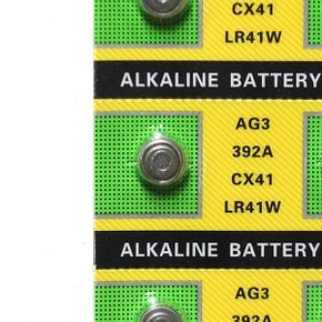 10p AG3(LR41) 알카라인 버튼 건전지