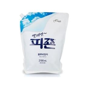 피 죤 섬유 유연제 블루비앙카 2.1L 4개 세탁 빨래 (S12165788)