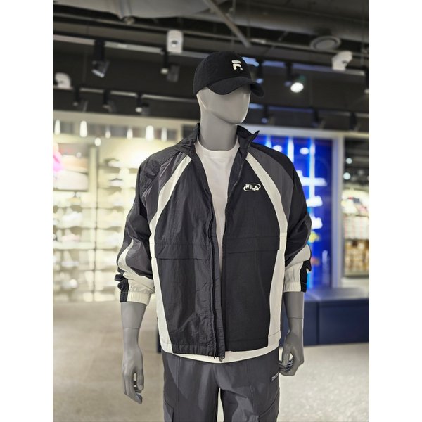 [파주점] 공용 뉴 컬러 블럭 바람막이 자켓(FS2JKG2104X-BLK)