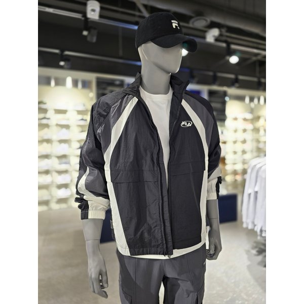 [파주점] 공용 뉴 컬러 블럭 바람막이 자켓(FS2JKG2104X-BLK)