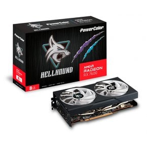 PowerColor Radeon  RX7600 탑재 그래픽 보드 GDDR6 8GB 탑재 모델 [] RX7600 8G-LOC