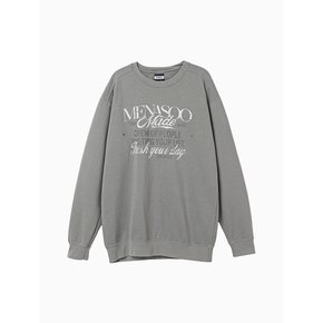 Pigment Oversized Sweatshirt_Gray