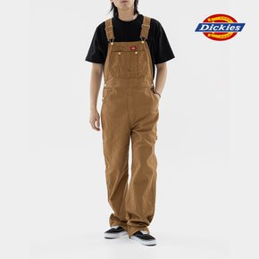 [공식] 디키즈 BIB 덕 캔버스 오버롤 팬츠 Brown