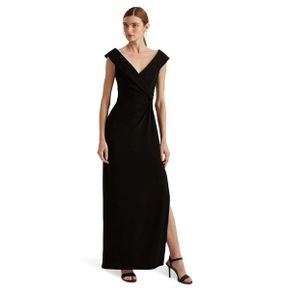 5182405 Lauren Ralph Jersey Off-the-Shoulder Gown