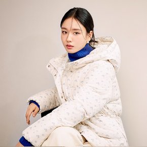 24FW 플라워 프린트 헝가리 구스다운