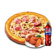 미스터피자 포테이토골드M+핫윙8+콜라1.25L