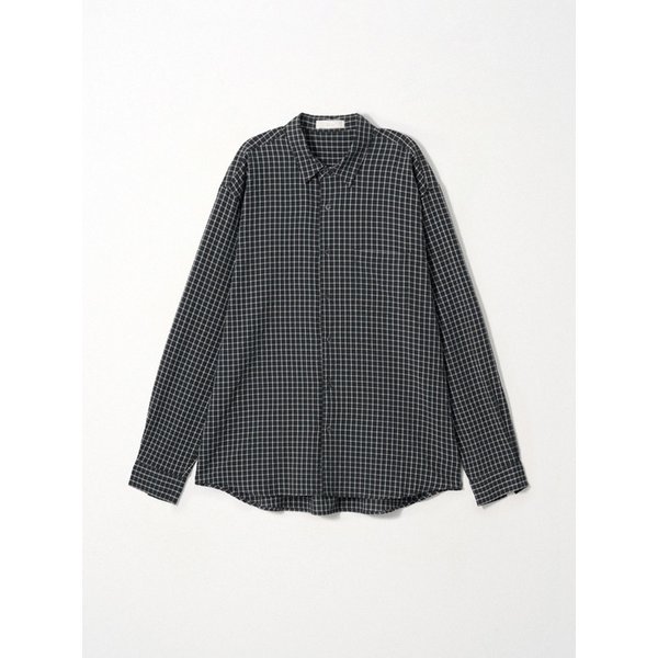 Seersucker Grid Shirt_Black