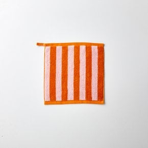 볼드 스트라이프 핸드타월 ORANGE 34X34cm 65g