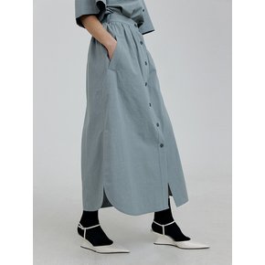 SWIFT shirring long skirts [grey]