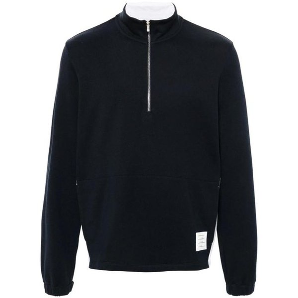 26SS 톰브라운 긴팔 티셔츠 MJT503A03037415 NAVY DOM