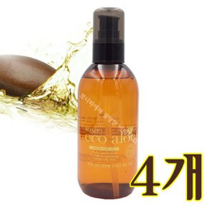 에코 알로에 아르간 헤어오일 200ml 4개