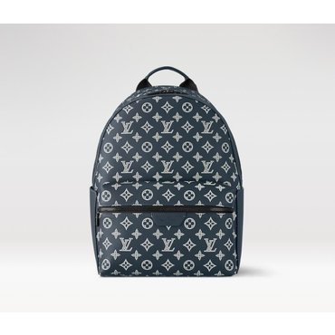 LOUIS VUITTON 디스커버리 백팩 잉크 블루 화이트 투톤 모노그램 M24760