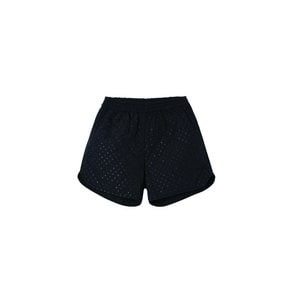 Quilted short pants_black dot