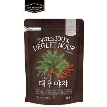 리치팜너트 대추야자(디글렛누어) 350g 건과일 대추야자