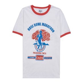 [와일드 동키] T MARATHON STRONG WASHED WHITE/RED 공용 마라톤 반팔 티셔츠 _SSG