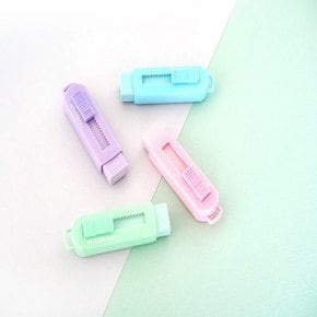 슬라이딩 지우개 리필 파스텔 핑크