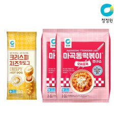 마곡동떡볶이 연구소 모짜로제 365g x 2개 + 핫도그(5입)