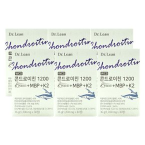 콘드로이친 1200 콘레이티 + MBP + K2 1200mg x 30정 x 6박스 /SO