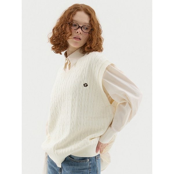 TC 오버핏 니트 베스트 4컬러