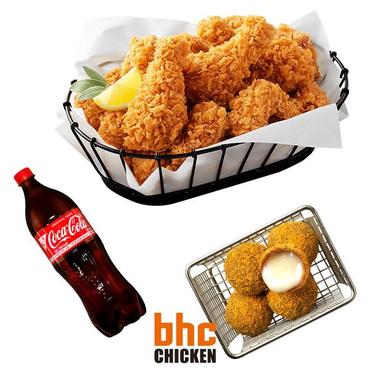 BHC HOT후라이드 콤보+뿌링치즈볼+콜라1.25L