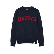 [23FW] [로잉클럽] HAZZYS 레터링 스웨터 HZSW3D053N2