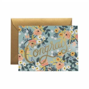 [Rifle Paper Co.] Blue Meadow Congrats Card