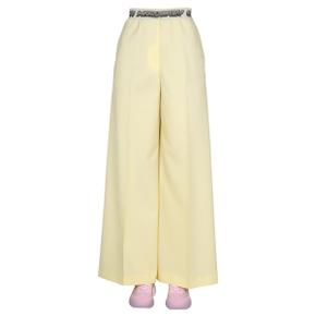 SS22 [스텔라맥카트니] Mens Pants WIDE LEG TROUSERS YELLOW 604218_SSA367052