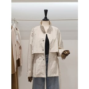 [파주점] 쥬크 주크 루즈핏 하이넥 하프 트렌치코트 V261PSI902