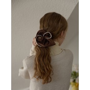 ANC PIPING VELVET SCRUNCHIE_2COLOR