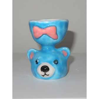 들꽃세라믹 블루 곰돌이 소주잔