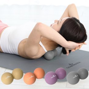 TPE 마사지볼 (더블) 지압 안마 스트레칭 전신 마사지