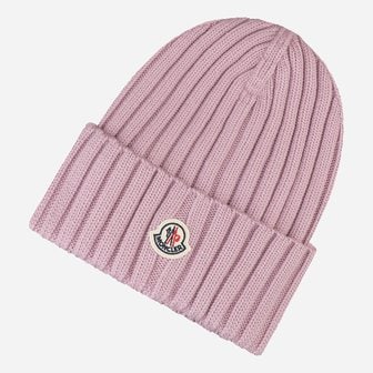 몽클레르 [시흥점] [몽클레어]5F 3B00036 A9327 517 로고 패치 울 비니 핑크