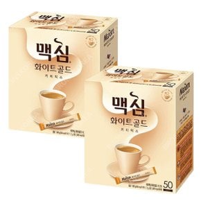 동서 맥심 화이트골드 커피믹스 50T X 2개(100T) 일회용