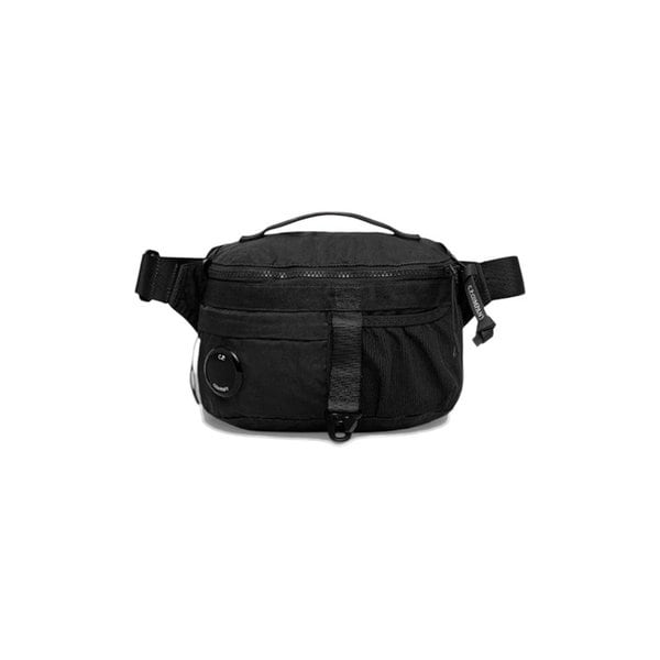 [CP 컴퍼니] 26SS 렌즈 와펜 나일론 B 웨이스트백 블랙 20CMAC043A 005269G 999
