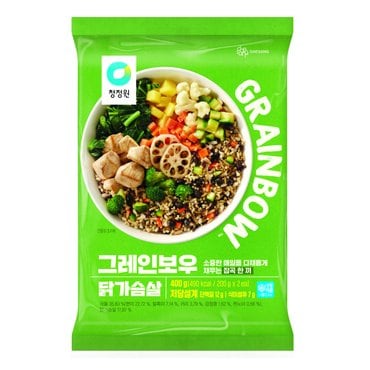 청정원 그레인보우 닭가슴살 400g*3개(냉동)