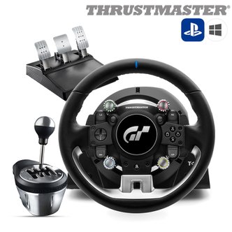 트러스트마스터 T-GT II 레이싱휠,3페달포함 + TH8A 쉬프터 패키지 (PS5, PC지원)