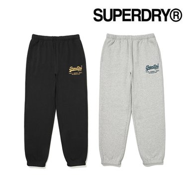SUPERDRY 빈티지 로고 조거 스웨트팬츠(SDUPWFO04)