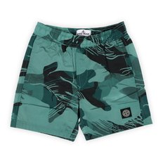 스톤 24 S/S 키즈 컴퍼스 로고 패치 프린팅 스윔 팬츠(그린) 8016B0522 V0056 /국내당일발송