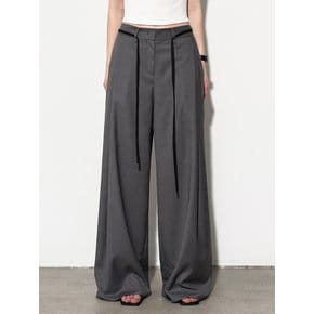 로프 와이드 슬랙스