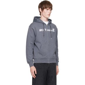 그레이 집업 후디 ASWE306 GYX Grey