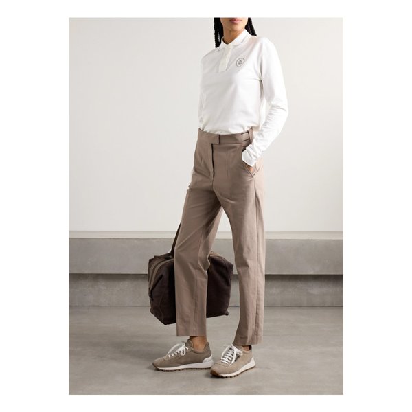 브루넬로쿠치넬리 프린트 코튼 저지 폴로 셔츠 화이트 1647597355286490