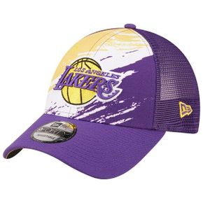 [해외] 1005539 뉴에라 모자 NBA LA 레이커스 Marble 9FORTY Trucker Hat Purple