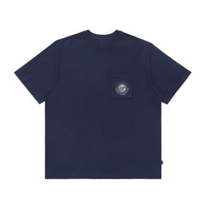 [THE LAST FRONTIER] 무스 포켓 라운드 반팔 티셔츠 NAVY (MAN) M4311LRS03NVY