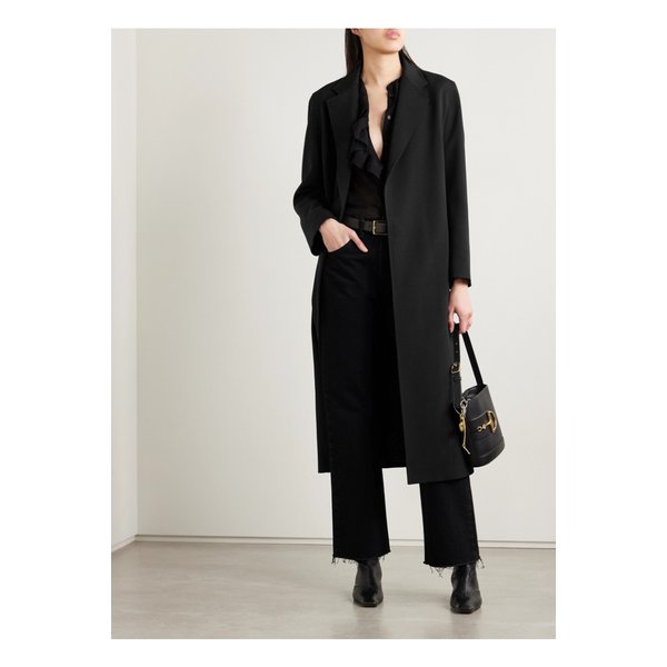 닐리 로탄 바비 벨트 트윌 코트 블랙 46376663162867392