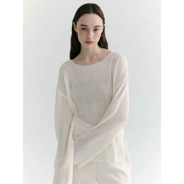 Loose Fit Slit Pullover_4color