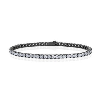 아이스볼 Ice tennis bracelet 3mm (Black)(400181)