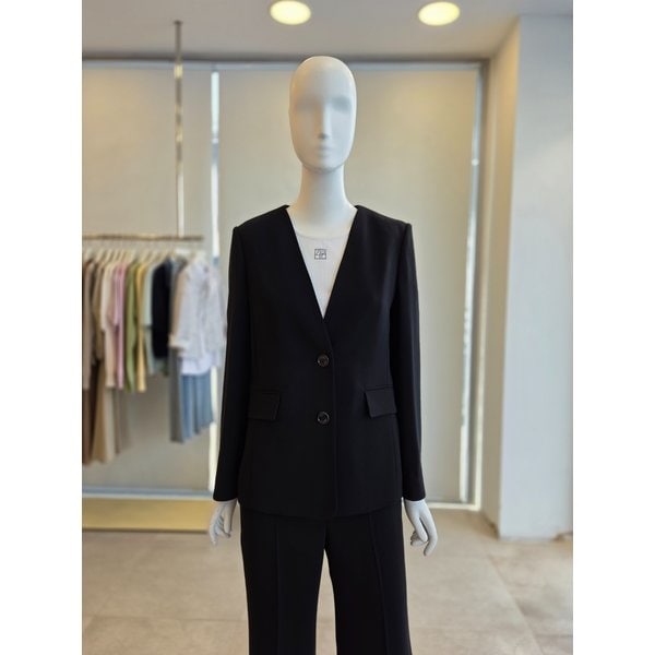 [여주점] [더 아이잗] 여성 싱글 투버튼 브이넥 재킷 (IS4A0JK022)