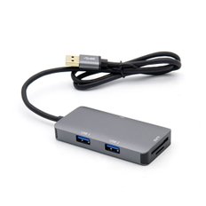 컴스 FW758 2포트 USB3.0 카드리더기 (허브겸용)