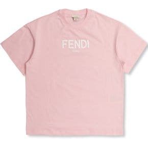 24SS 키즈 여성 시그니처 티셔츠 JUI137 7AJ F1N16