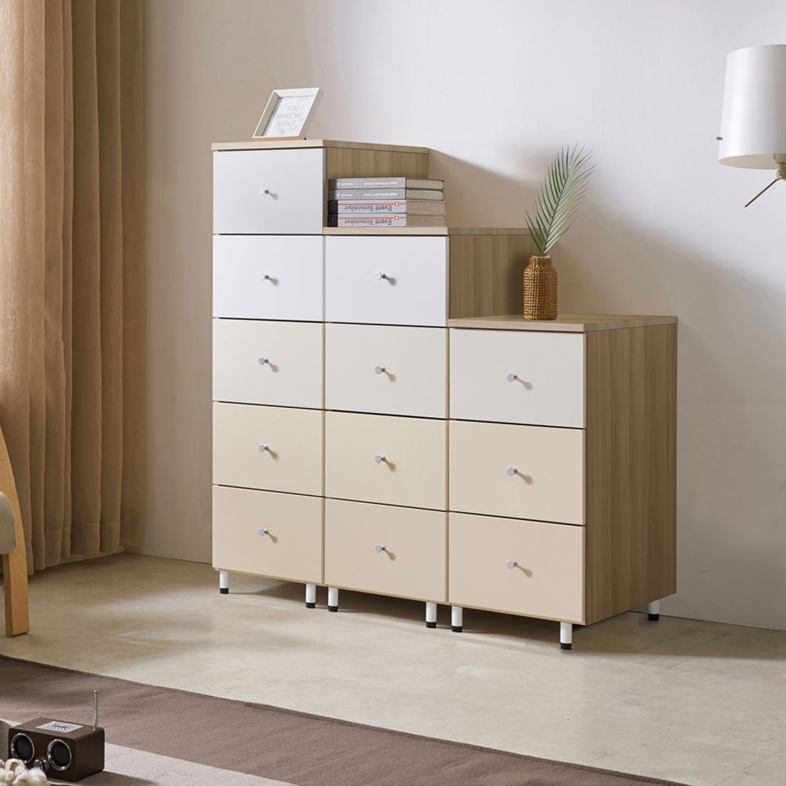 에브리 400 속깊은 광폭서랍장 3단 4단 5단서랍장 깊이 43cm 광폭서랍, 믿고 사는 즐거움 SSG.COM